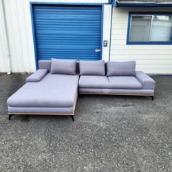 Sleeper Sofa With Lounge Chaise + Storage FREE DELIVERY 