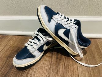 Nike Dunk Low Football Grey Midnight Navy (GS)