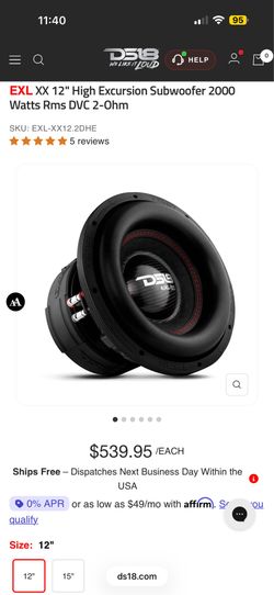 Ds18 Subwoofer '12