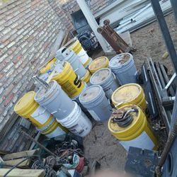 Paint Buckets $10 Each Assorted Colors