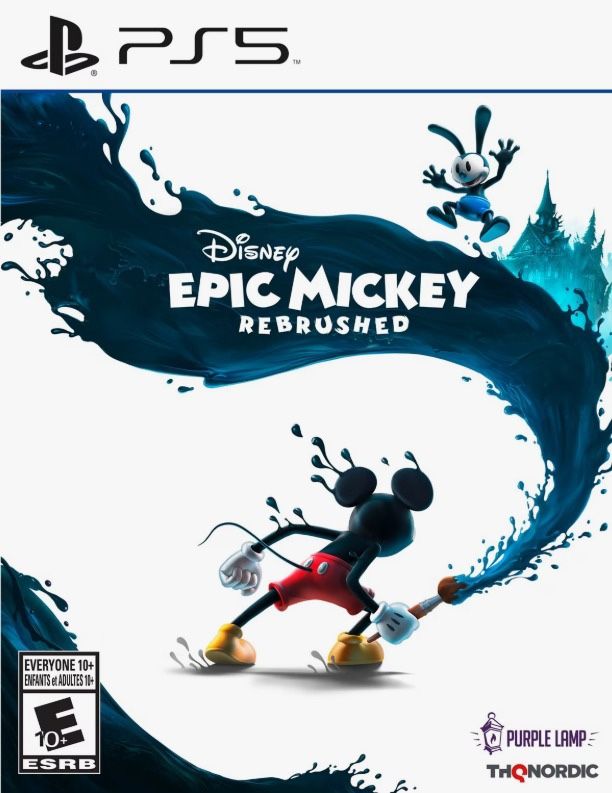 NEW Disney Epic Mickey: Rebrushed – PS5 Game – Factory Sealed