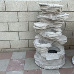 New Water Fountain Made Out Of Cement Perfect Gift 