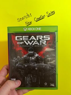 Gears of War Ultimate Edition Xbox One Game Microsoft Xbox Series X S One S X Shooter Action Multiplayer Video Game Disc Case Complete Tested
