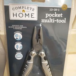 New Complete Home 10-in-1 Pocket Multi Tool 
