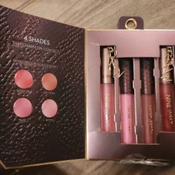 Nine West "She's a Charmer" The Bare Minimum Lip Collection lip oil charms set