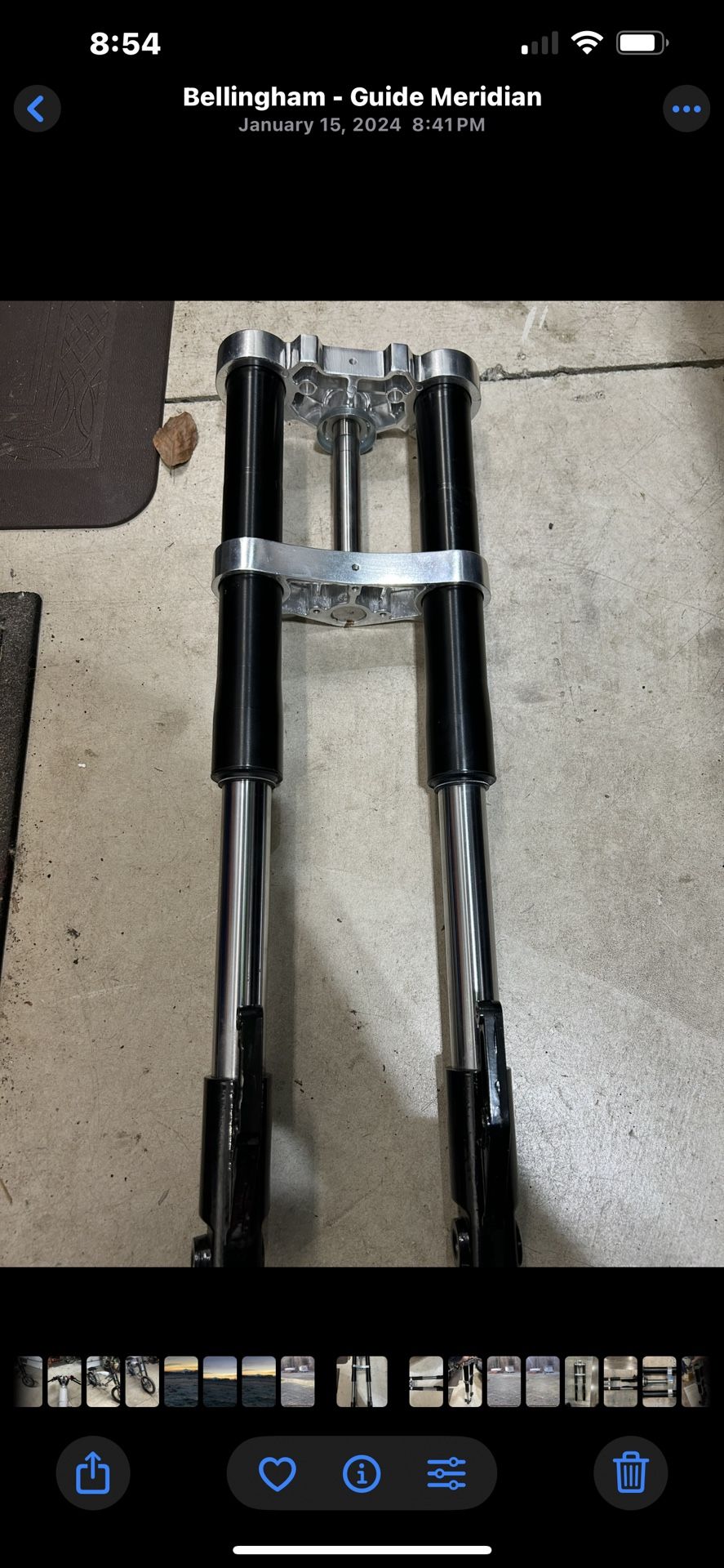 Pit bike Fork