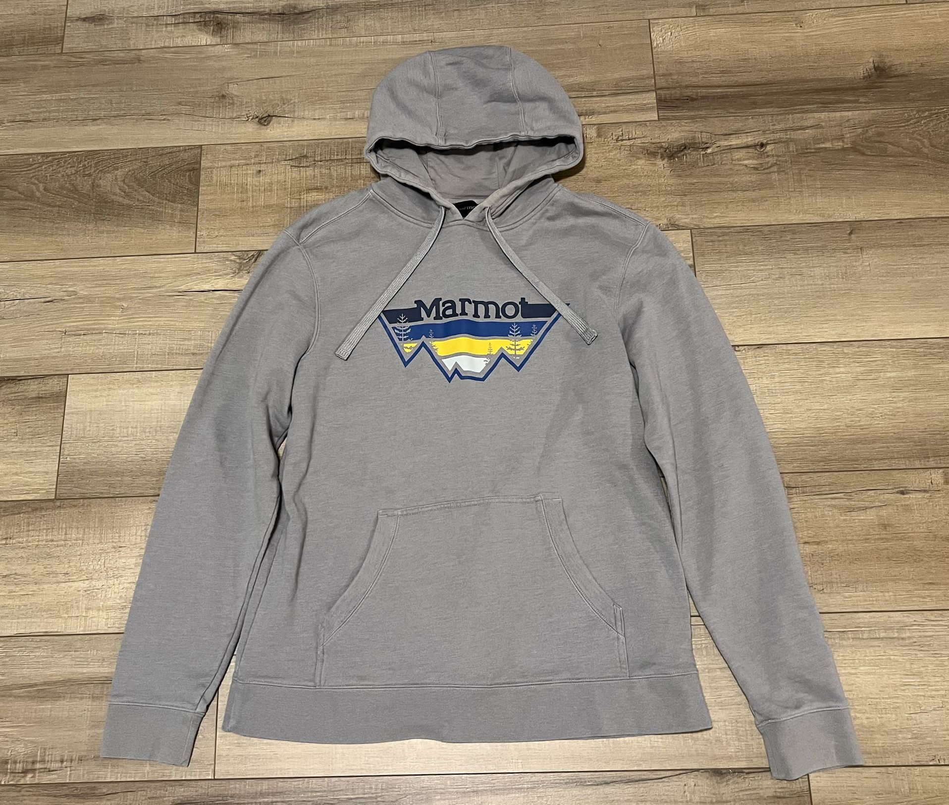 Marmot Men's Hoodie Sweatshirt Gray Size L