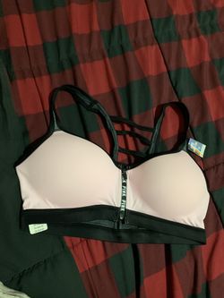 Pink sports bra large