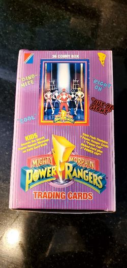 1994 Power Rangers Trading Cards 36 Unopened Pack Boxes