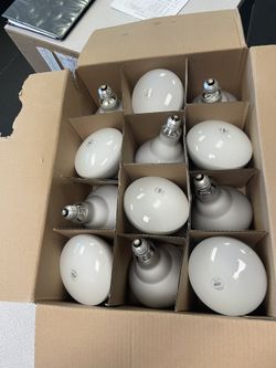 BRAND NEW Feit Electric White 65W BR40 Indoor Flood Light Bulb (12-pack)