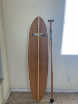 Hamboards logger Longboard Deck with Paddle