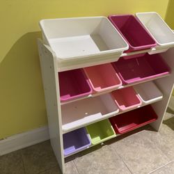 Storage Organizer With Bins 