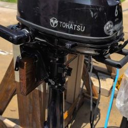 6 HP Tohatsu Boat Outboard Motor 