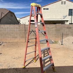 8 ft Werner step ladder used