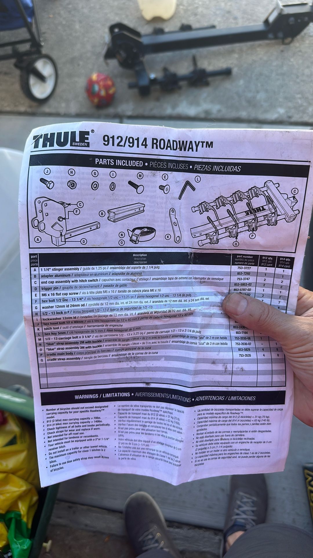 Thule 912/914 Roadway