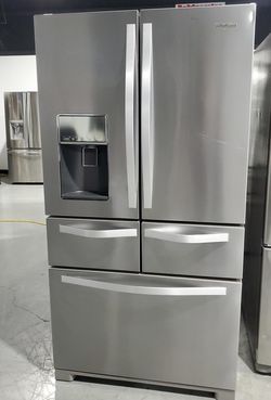 Whirlpool 4-Door Stainless Steel Refrigerator
