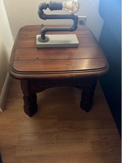 Wooden end table for sale