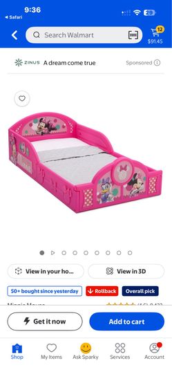 Toddler bed