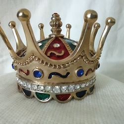 Small trinket jewelry 👑 Crown 👑 box