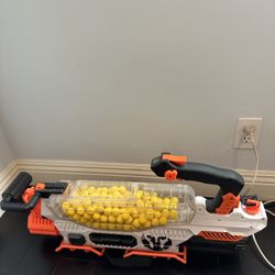 NERF Rival Prometheus MXVIII-20K Toy Blaster w/ Full Ammo Hopper Battery Straps