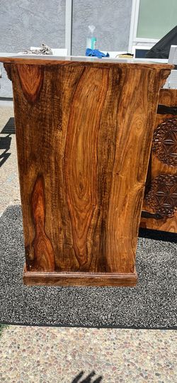 Solid wood carved Cabinet