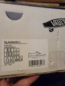 Og Authentic L VANS 8.5 Men