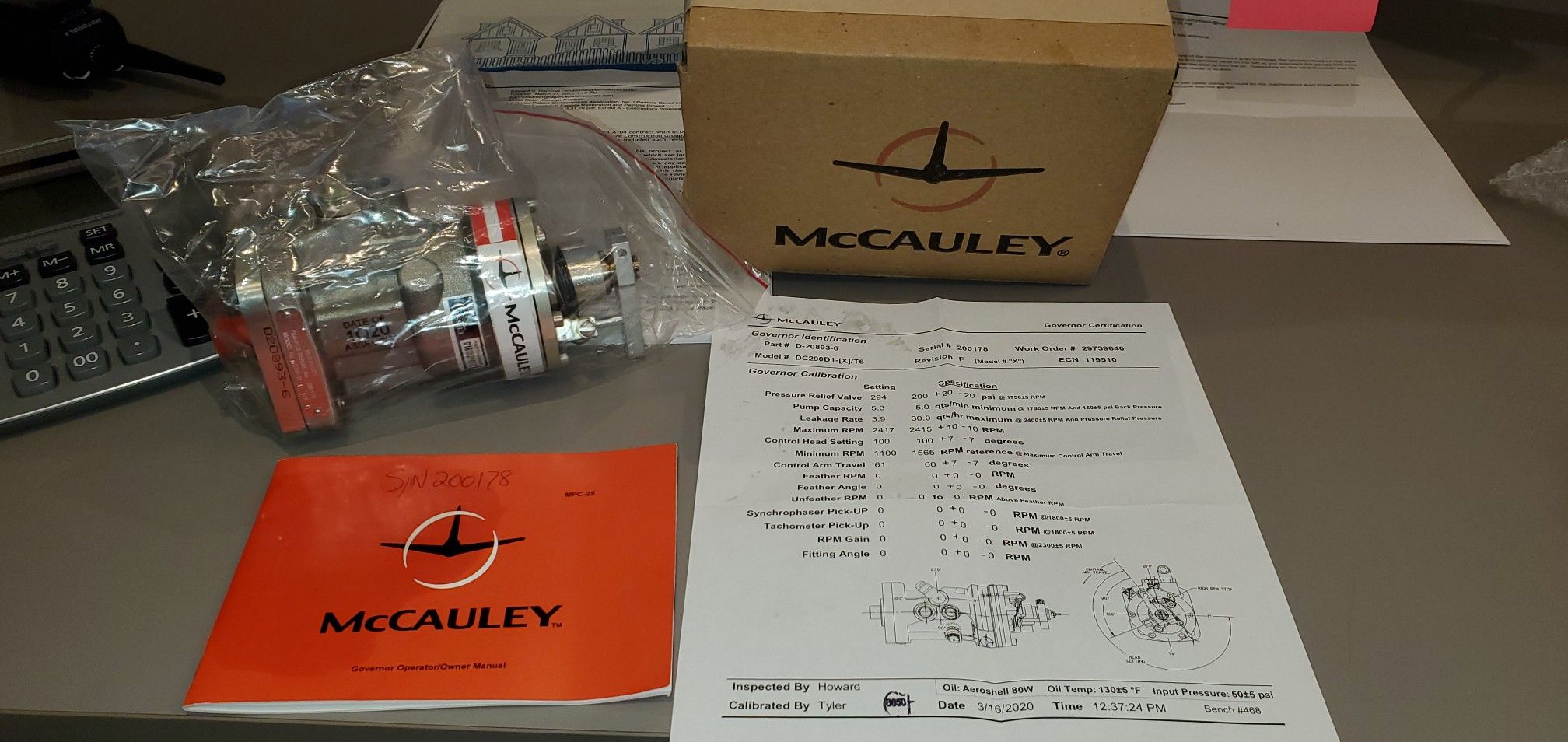McCauley Propeller Governor DC290D1 for Sale in Miami Beach, FL OfferUp
