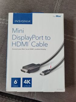 Mini Display Port To HDMI Cable- New