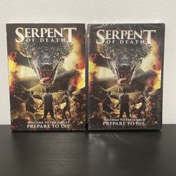 Serpent of Death DVD Movie NEW SEALED Horror Snake Unrated Slipcover 2018
