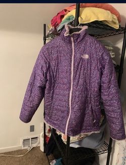 North face Reversible Girls Coat Size Xl(18)