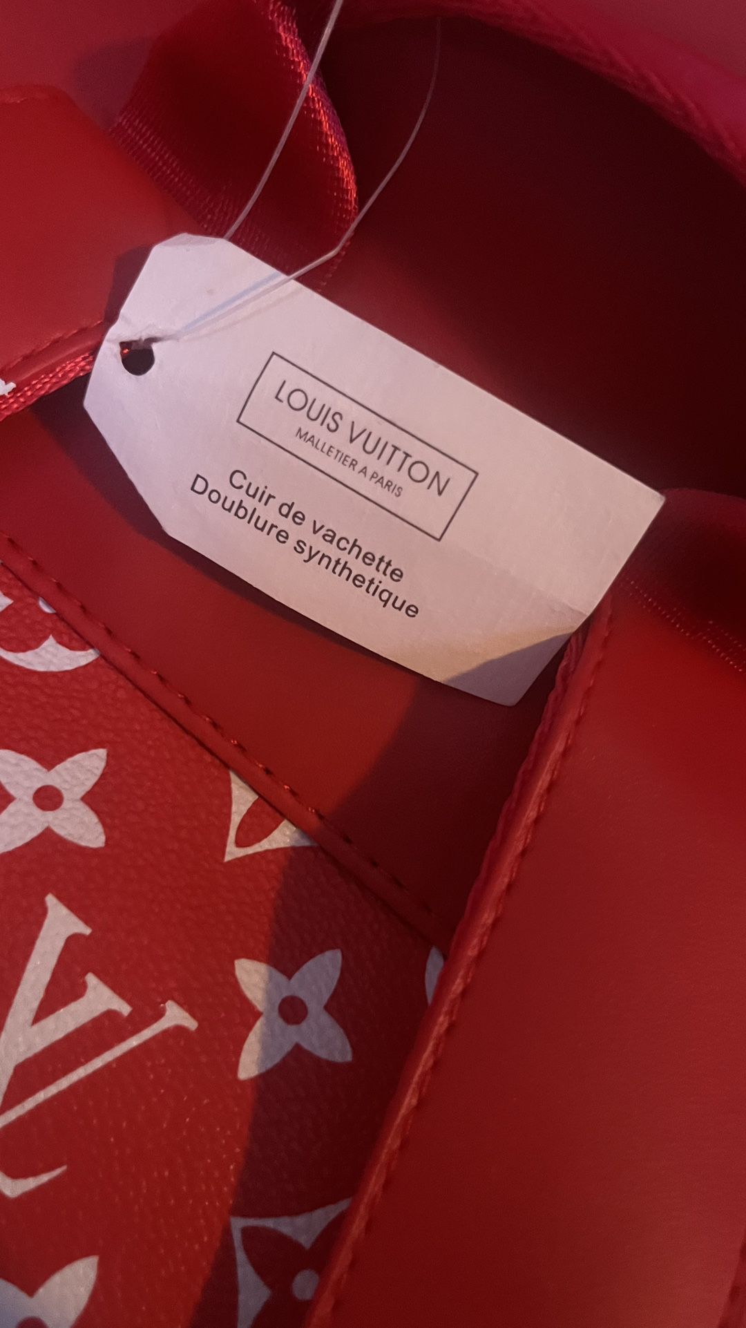 Red Louis Vuitton X Supreme Bag for Sale in Houston, TX - OfferUp