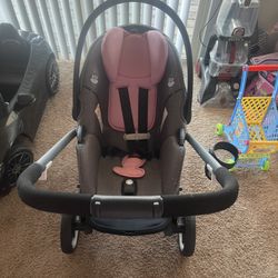 Evenflo Gold Car Seat (missing base) & Stroller Set