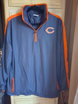 CHICAGO BEARS,  NFL SIDELINE JACKET,  fits sizes medium to large,  new