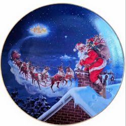 "Up On The Roof" 1994 Collectible Christmas Plate 3623C 
