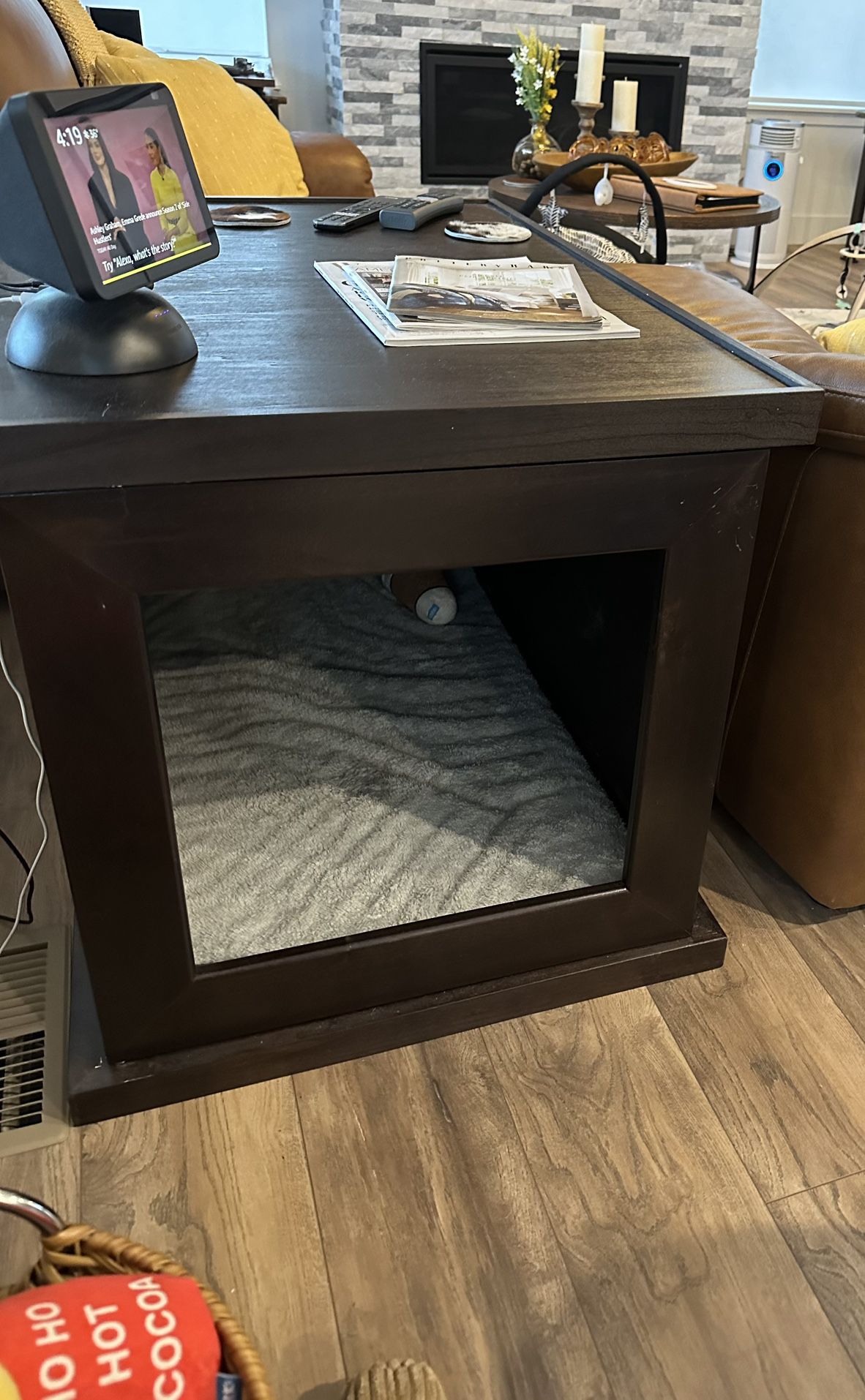 Dog Crate And End Table 