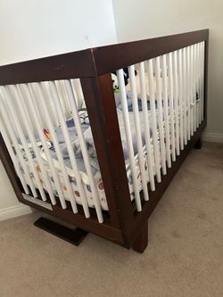Babyletto Hudson 3-in-1 Convertible Crib with Toddler Bed Conversion Kit