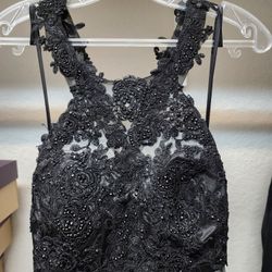 Black & White 2pc Prom Dress