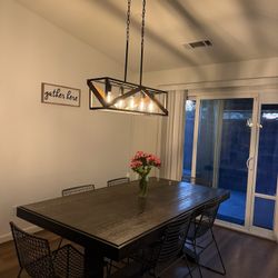 Crate & Barrel Solid Wood Dining Table – MUST GO BY WEDNESDAY