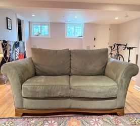 Green Loveseat Sofa