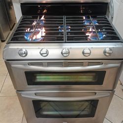 MAYTAG 5-BURNERS STOVE 2 OVEN, STAINLESS STEEL ✅$449✅ FREE SHIPPING AND INSTALLATION 