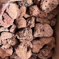 Red Lava Rock 10 Lbs New