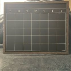 Chalkboard.   Monthly Calendar 