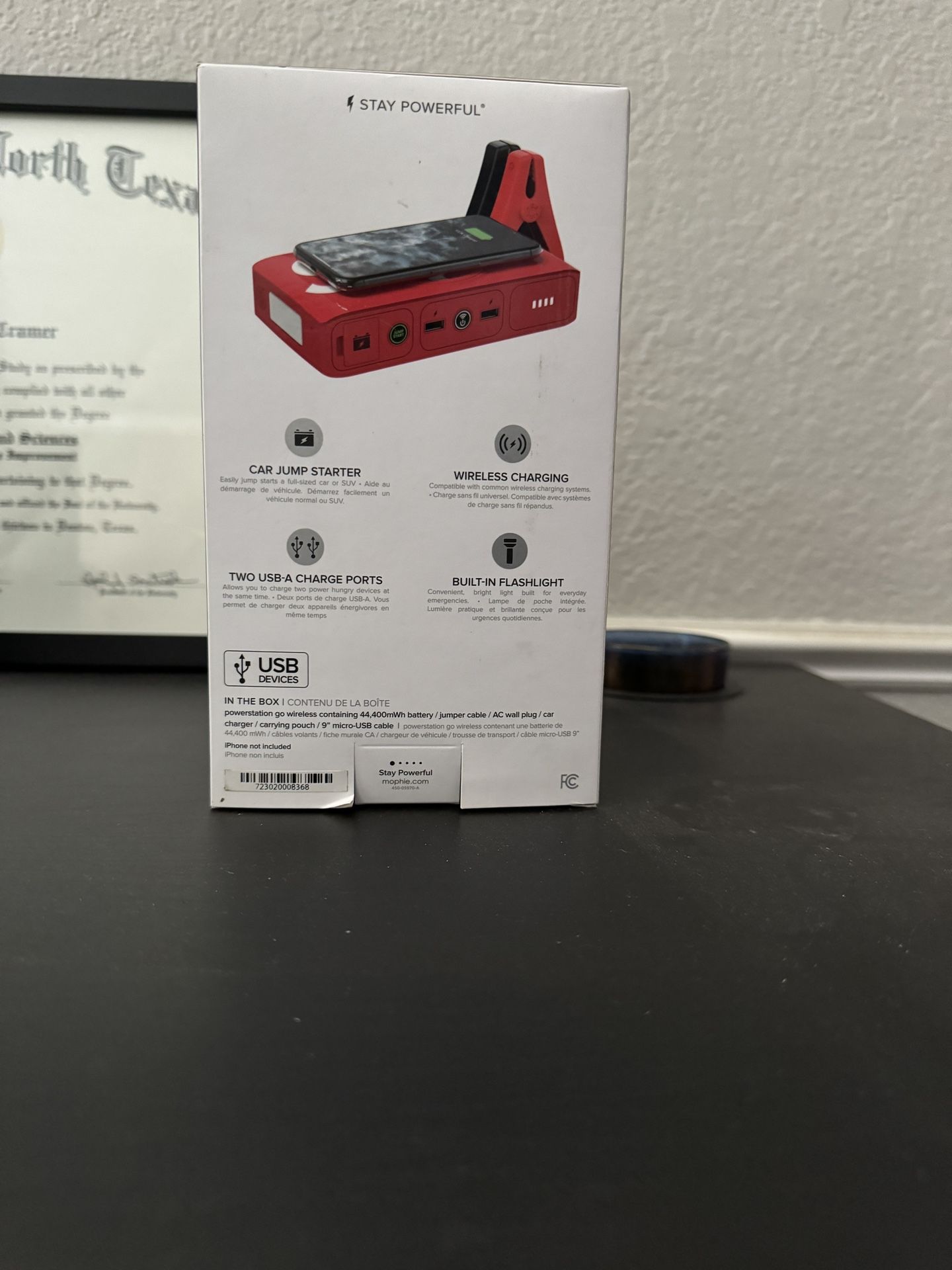 Power Cord Mophie Powerstation Go 44400 Mwh Supreme/mophie Power