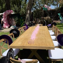 Crossback Chairs And Farm Tables 