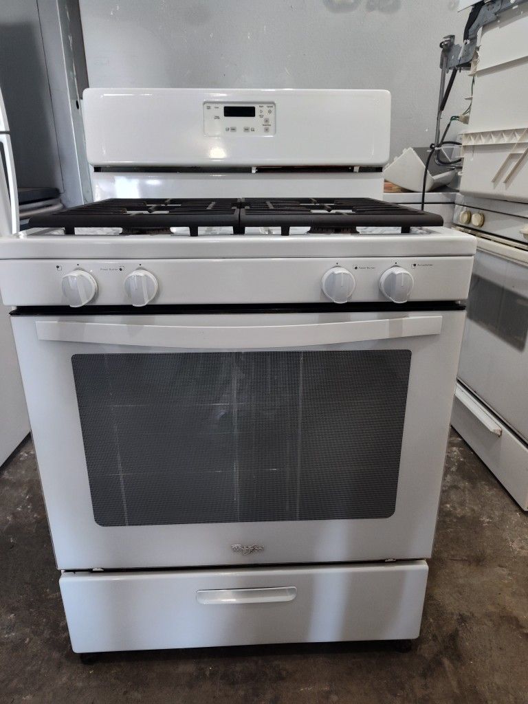 Whirlpool White 30" GAS Stove