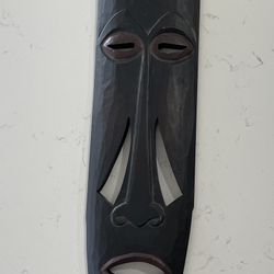 African Wooden Mask. Wall Decorative Accent