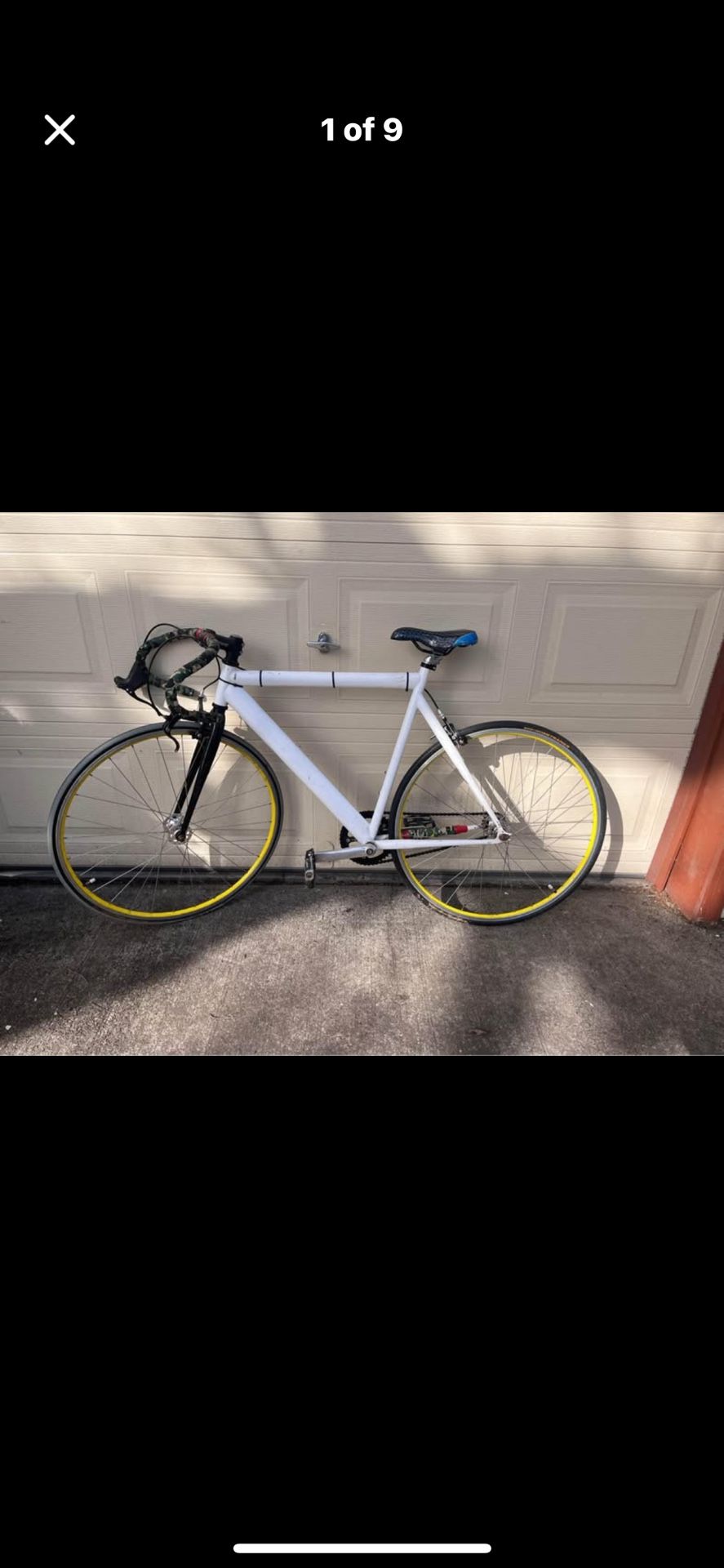 Custom Single-Speed Road Bike – Medium Frame – $150 (AS-IS)