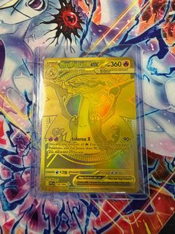 Mega Charizard X ex Gold Pokémon Card 130/094