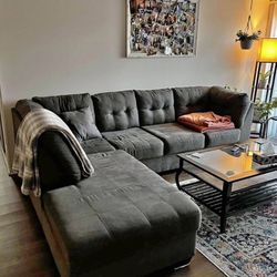 Grey Sectional Couch 