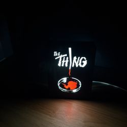Horror “The Thing” LED Light Box